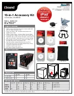 ISOUND 10-IN-1 ACCESSORY KIT Datasheet preview