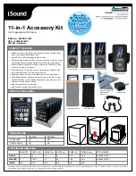 ISOUND 11-IN-1 ACCESSORY KIT Datasheet preview