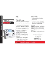 ISOUND 4X UNIVERSAL Manual preview