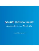 Preview for 8 page of ISOUND 5913 User Manual