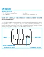 Предварительный просмотр 2 страницы ISOUND BP410 User Manual