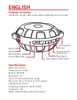 Preview for 3 page of ISOUND DuraTunes User Manual