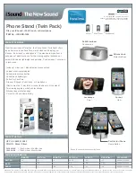 ISOUND PHONE STAND TWIN PACK Datasheet preview