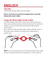 Предварительный просмотр 3 страницы ISOUND RETRACTABLE AUDIO CABLE TWIN PACK User Manual