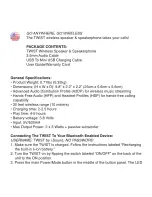 Preview for 2 page of ISOUND Twist DG268 User Manual