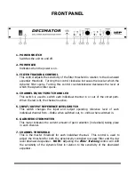 Preview for 3 page of iSP Technologies Decimator Prorack Owner'S Manual