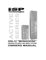 iSP Technologies GSL12 "Mongoose" Owner'S Manual предпросмотр