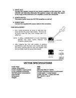 Preview for 6 page of iSP Technologies Vector Cabinet Owner'S Manual