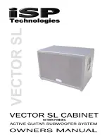 Предварительный просмотр 1 страницы iSP Technologies Vector SL Owner'S Manual