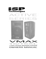 iSP Technologies VMAX 15 Owner'S Manual preview