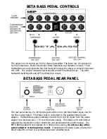 Предварительный просмотр 3 страницы iSP Beta Bass Owner'S Manual