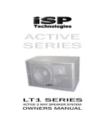 iSP LT1 series Owner'S Manual preview