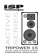 Preview for 1 page of iSP Tripower 15 Owner'S Manual