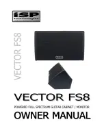 Preview for 1 page of iSP VECTOR FS8 Owner'S Manual