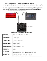 Preview for 7 page of iSP VECTOR FS8 Owner'S Manual