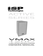 iSP VMAX 120C Owner'S Manual preview