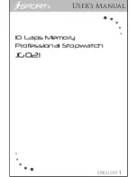 Preview for 1 page of iSport JG021 User Manual