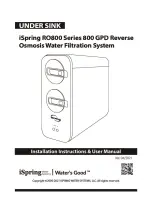 Preview for 1 page of Ispring RO800 Series Manual