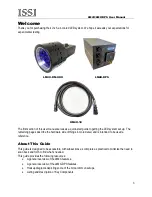 Preview for 4 page of ISSI LM4X Operating Instructions Manual