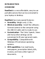 Preview for 6 page of Issist READDESK PC User Manual