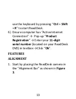 Preview for 13 page of Issist READDESK PC User Manual