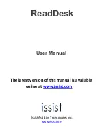 Issist ReadDesk User Manual preview