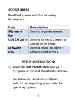 Предварительный просмотр 7 страницы Issist ReadDesk User Manual