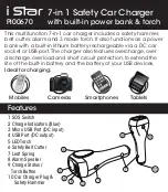 Preview for 1 page of Istar PI00670 Instruction Manual