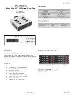 iStarUSA BPU-128DE-SS User Manual preview