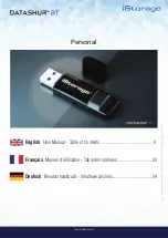 iStorage datAshur BT User Manual preview
