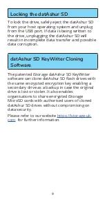 Preview for 9 page of iStorage DATASHUR SD Quick Start Manual