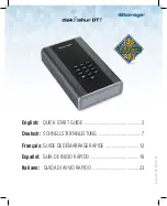 Предварительный просмотр 1 страницы iStorage diskAshur DT2 Quick Start Manual