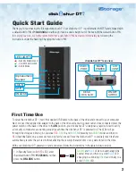 Предварительный просмотр 3 страницы iStorage DISKASHURE DT2 Quick Start Manual