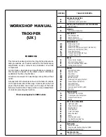 Предварительный просмотр 1 страницы Isuzu 2000 Trooper UX Workshop Manual