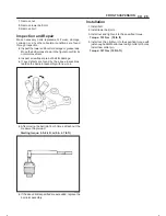 Предварительный просмотр 258 страницы Isuzu 2000 Trooper UX Workshop Manual