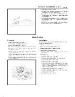 Предварительный просмотр 1507 страницы Isuzu 2000 Trooper UX Workshop Manual