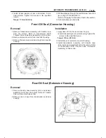 Предварительный просмотр 1521 страницы Isuzu 2000 Trooper UX Workshop Manual