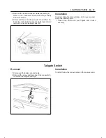 Предварительный просмотр 1777 страницы Isuzu 2000 Trooper UX Workshop Manual