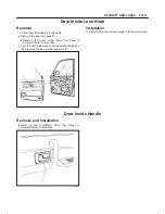 Предварительный просмотр 1989 страницы Isuzu 2000 Trooper UX Workshop Manual