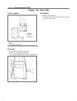 Предварительный просмотр 2048 страницы Isuzu 2000 Trooper UX Workshop Manual