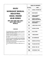 Предварительный просмотр 2 страницы Isuzu 4BB1 Workshop Manual