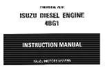 Isuzu 4BG1 Instruction Manual preview