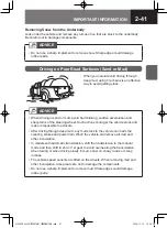 Предварительный просмотр 97 страницы Isuzu D-MAX 2020 Owner'S And Driver'S Manual