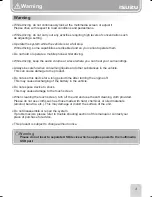 Предварительный просмотр 4 страницы Isuzu DIR6200 User Manual