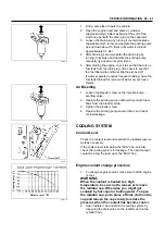 Предварительный просмотр 45 страницы Isuzu NHR 4J Series Workshop Manual