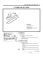 Предварительный просмотр 150 страницы Isuzu NHR 4J Series Workshop Manual