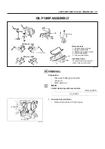 Предварительный просмотр 186 страницы Isuzu NHR 4J Series Workshop Manual