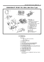 Предварительный просмотр 208 страницы Isuzu NHR 4J Series Workshop Manual