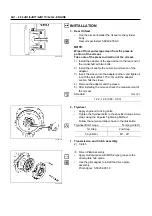 Предварительный просмотр 215 страницы Isuzu NHR 4J Series Workshop Manual