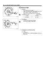 Предварительный просмотр 219 страницы Isuzu NHR 4J Series Workshop Manual